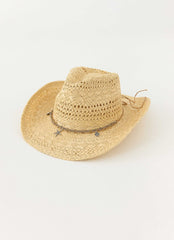 Late Checkout Cowboy Hat - Natural