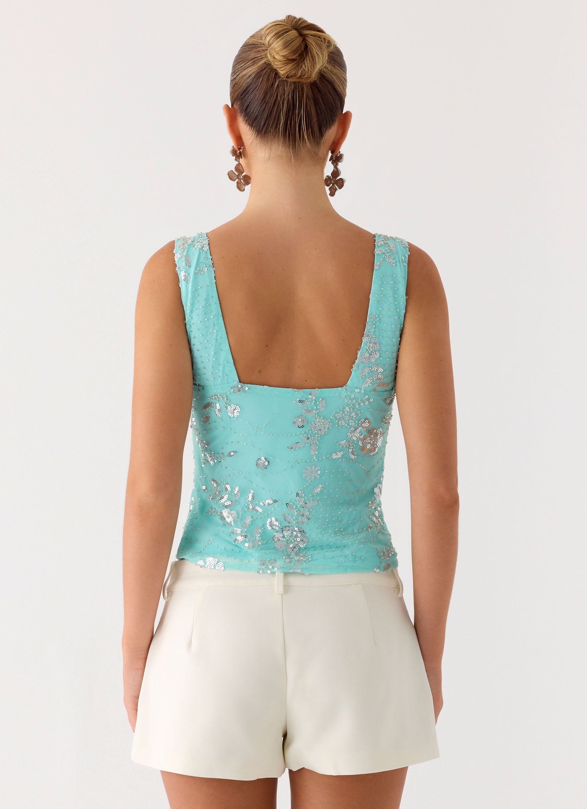 Leone Top - Aqua