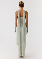 Libra Maxi Dress - Pastel Sage