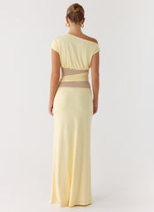 Like Honey Maxi Dress - Butter Yellow