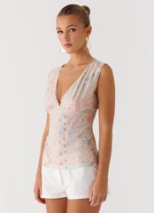Lost In Love Top - Mystic Paisley