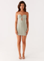 Love Affair Mini Dress - Sage