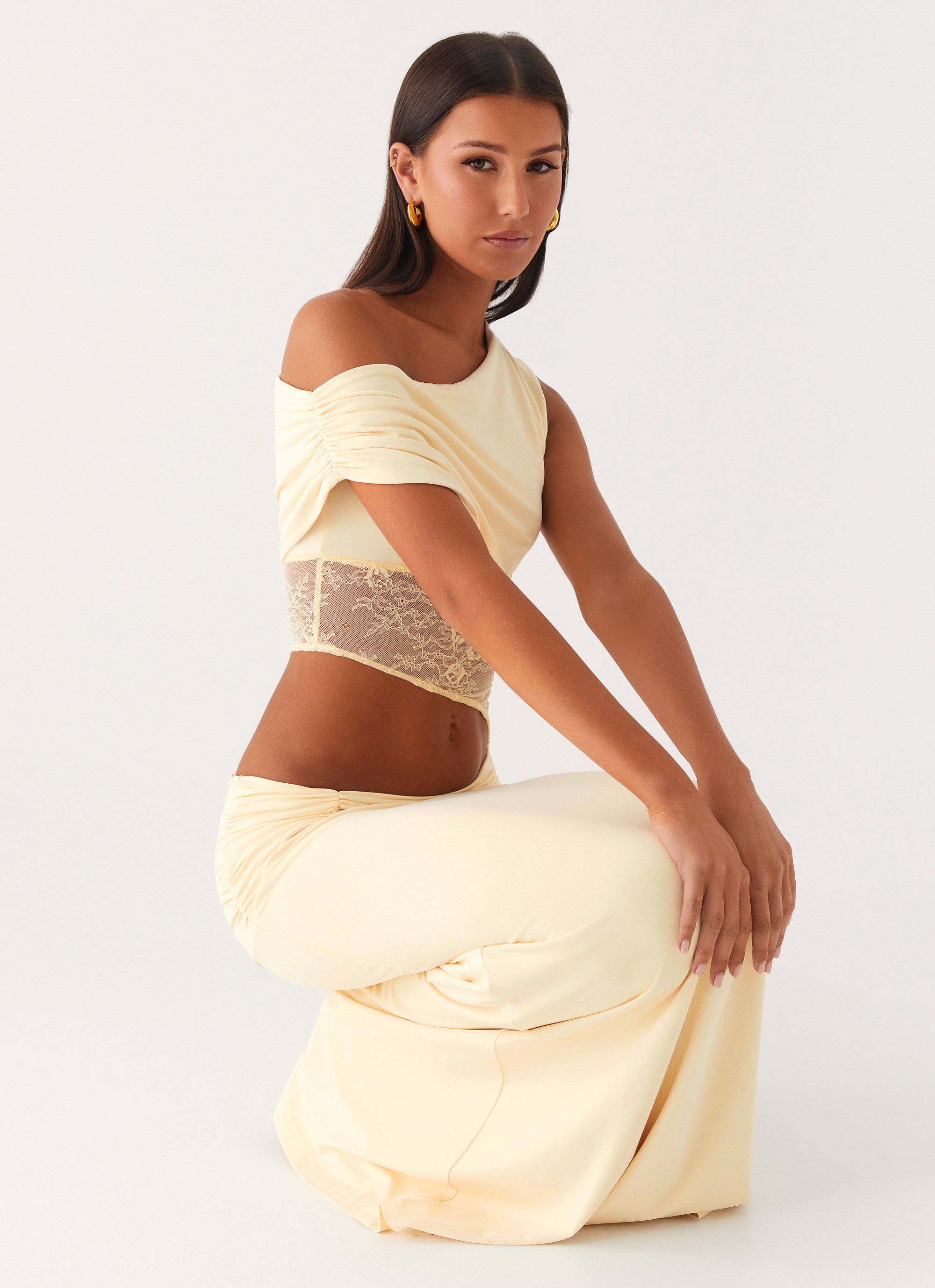 Love Motion Maxi Dress - Lemon