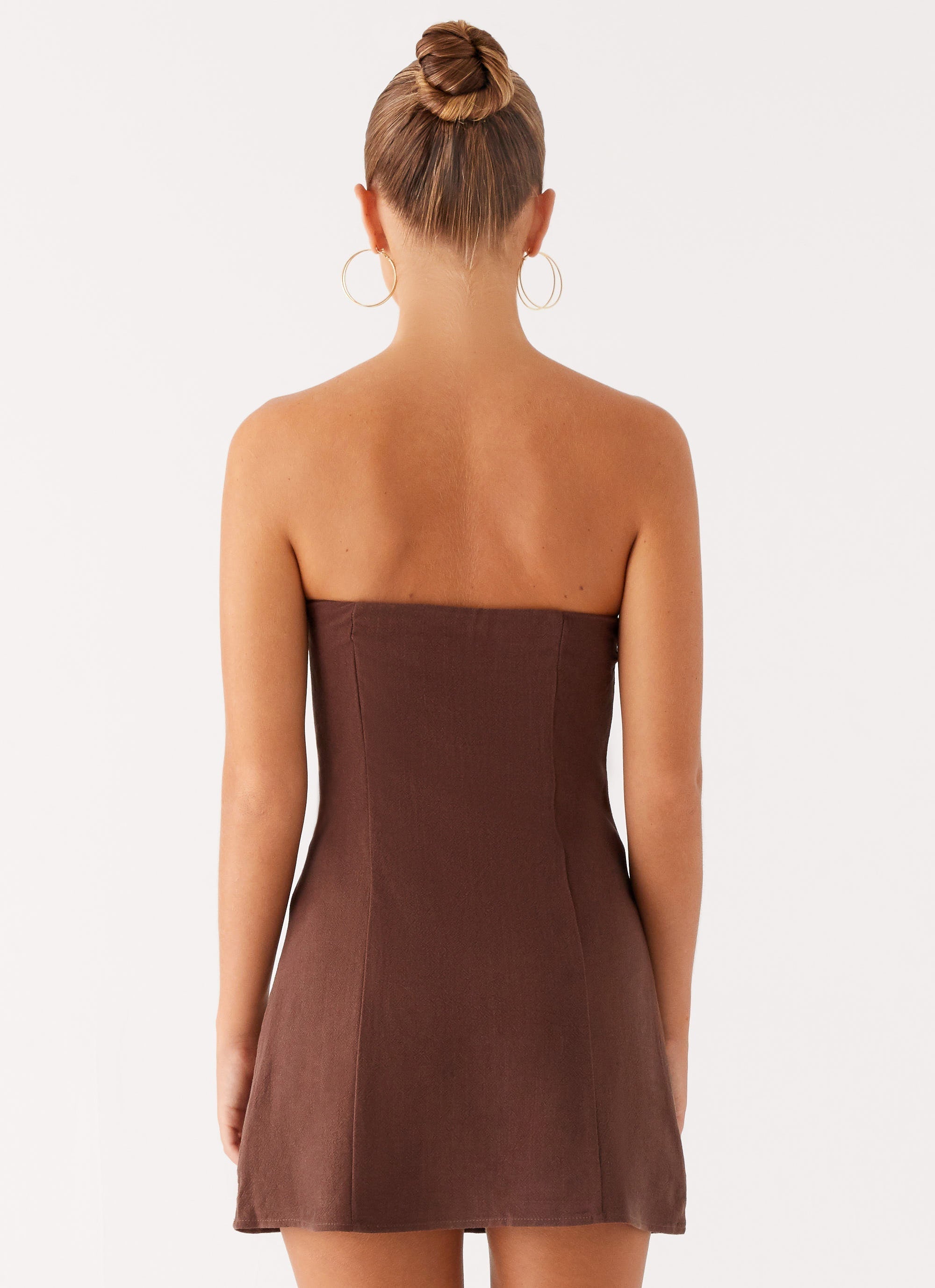 Ludo Mini Dress - Chocolate