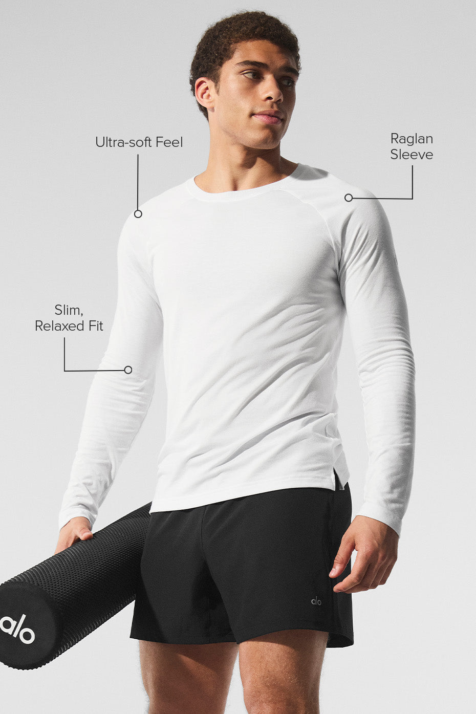 Triumph Long Sleeve Tee - White