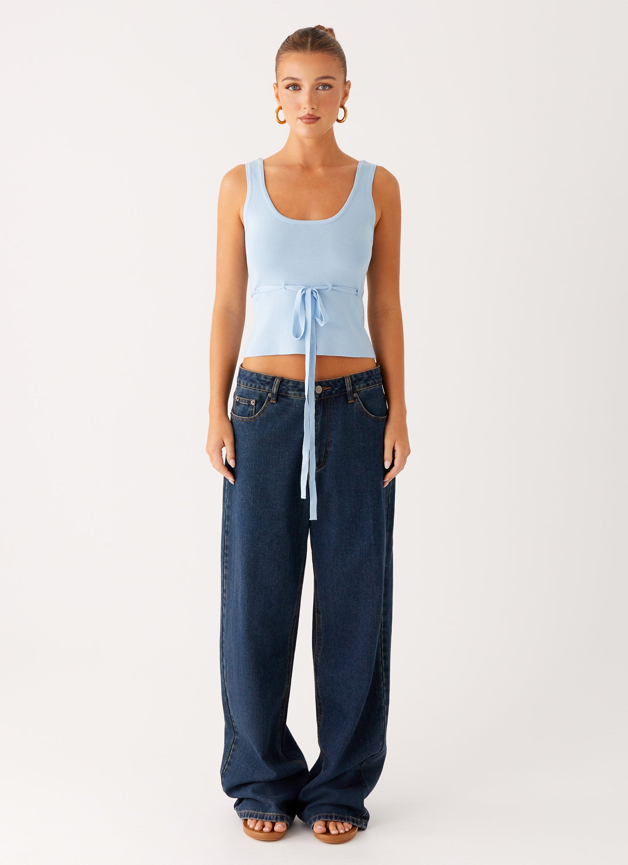 Macall Knit Tank - Blue