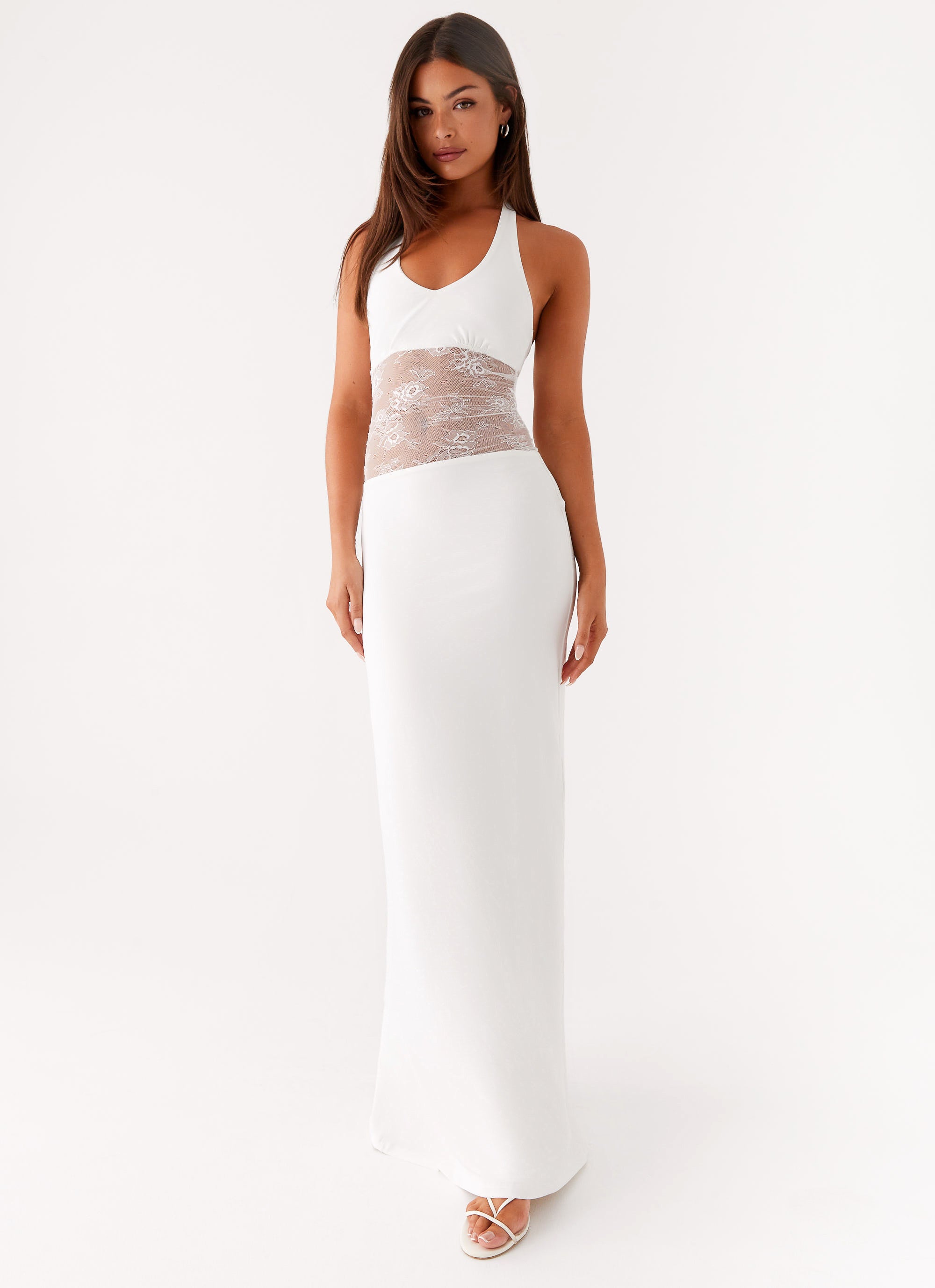 Main Focus Maxi Dress - White