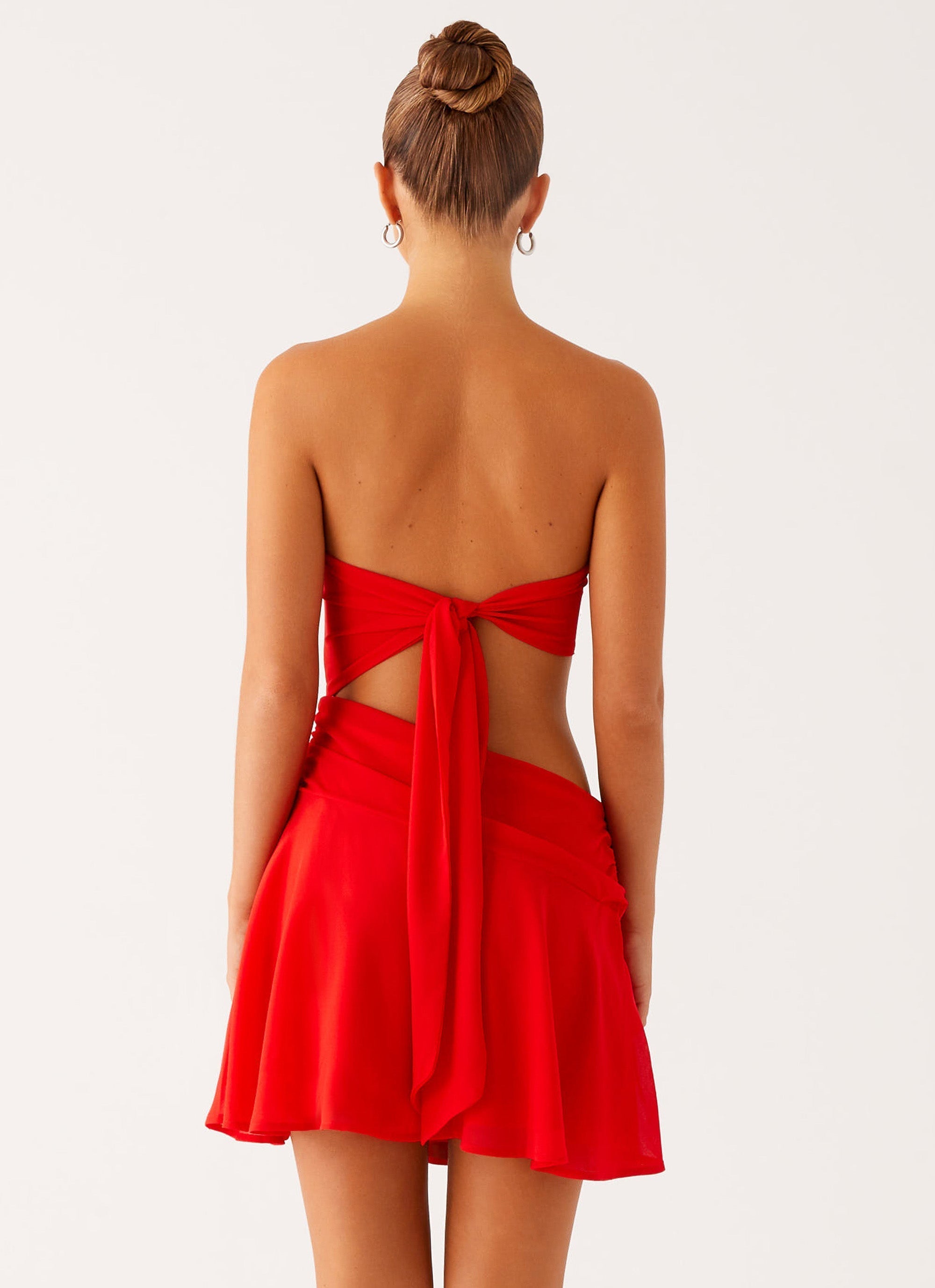 Marbella Mini Dress - Red