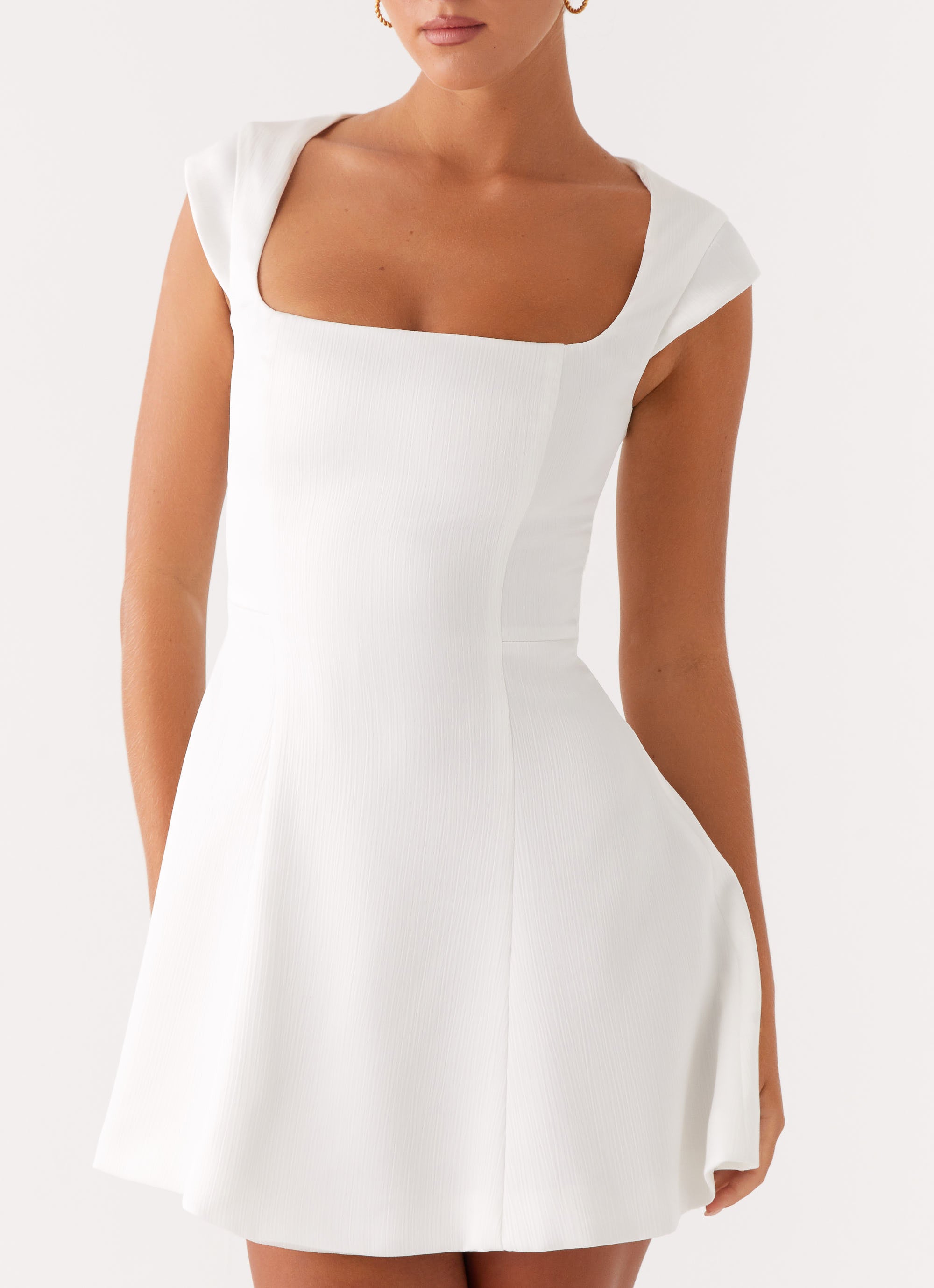 Maryjane Mini Dress - White