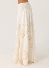 Marzia Maxi Skirt - Ivory