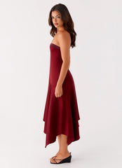 Matisse Midi Dress - Red