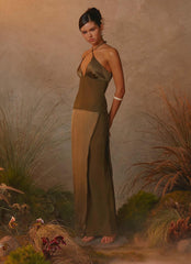 Mavie Maxi Skirt - Khaki