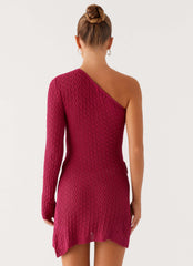 Medda Knit Mini Dress - Hot Pink