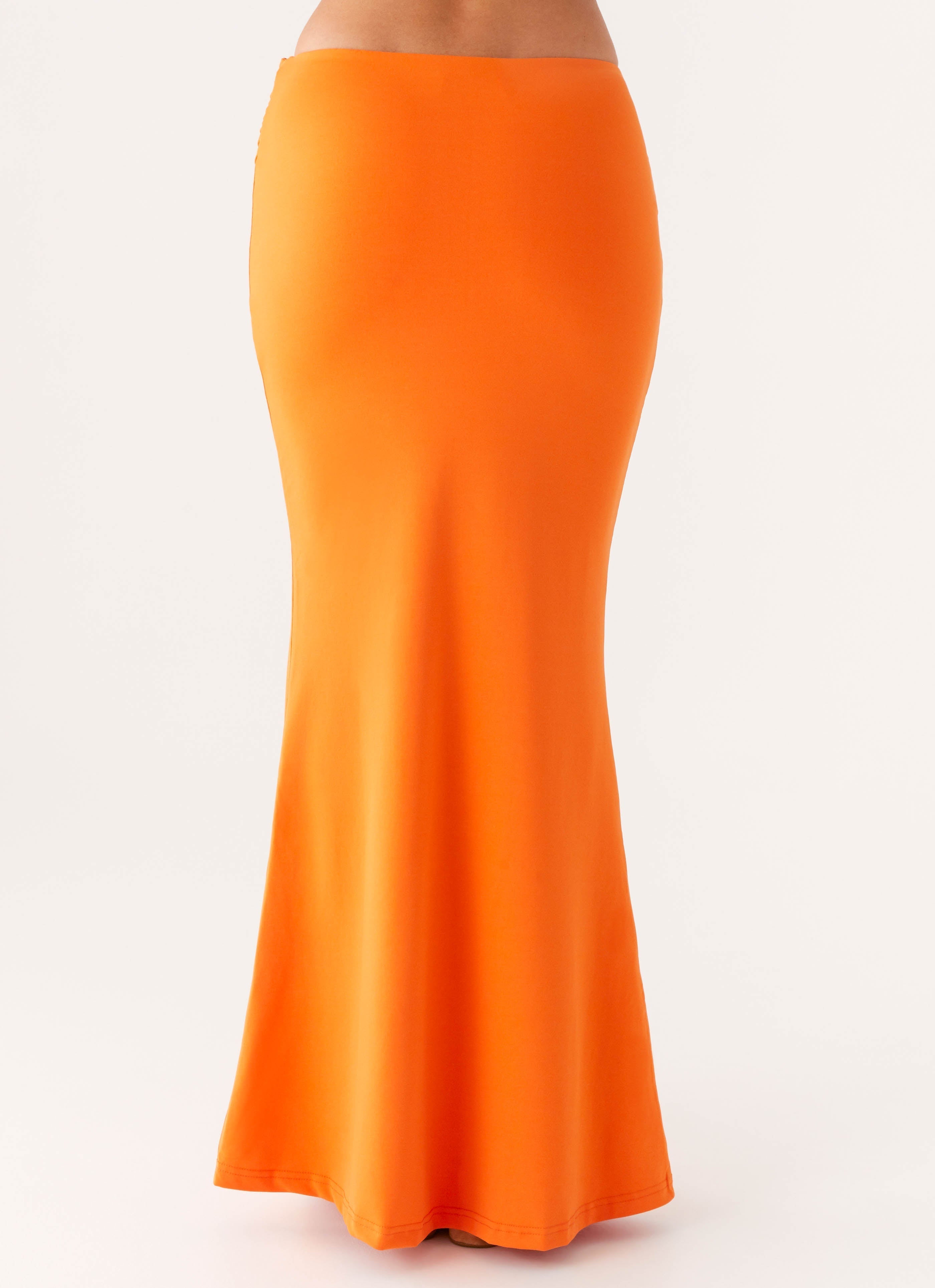 Mention Maxi Skirt - Orange