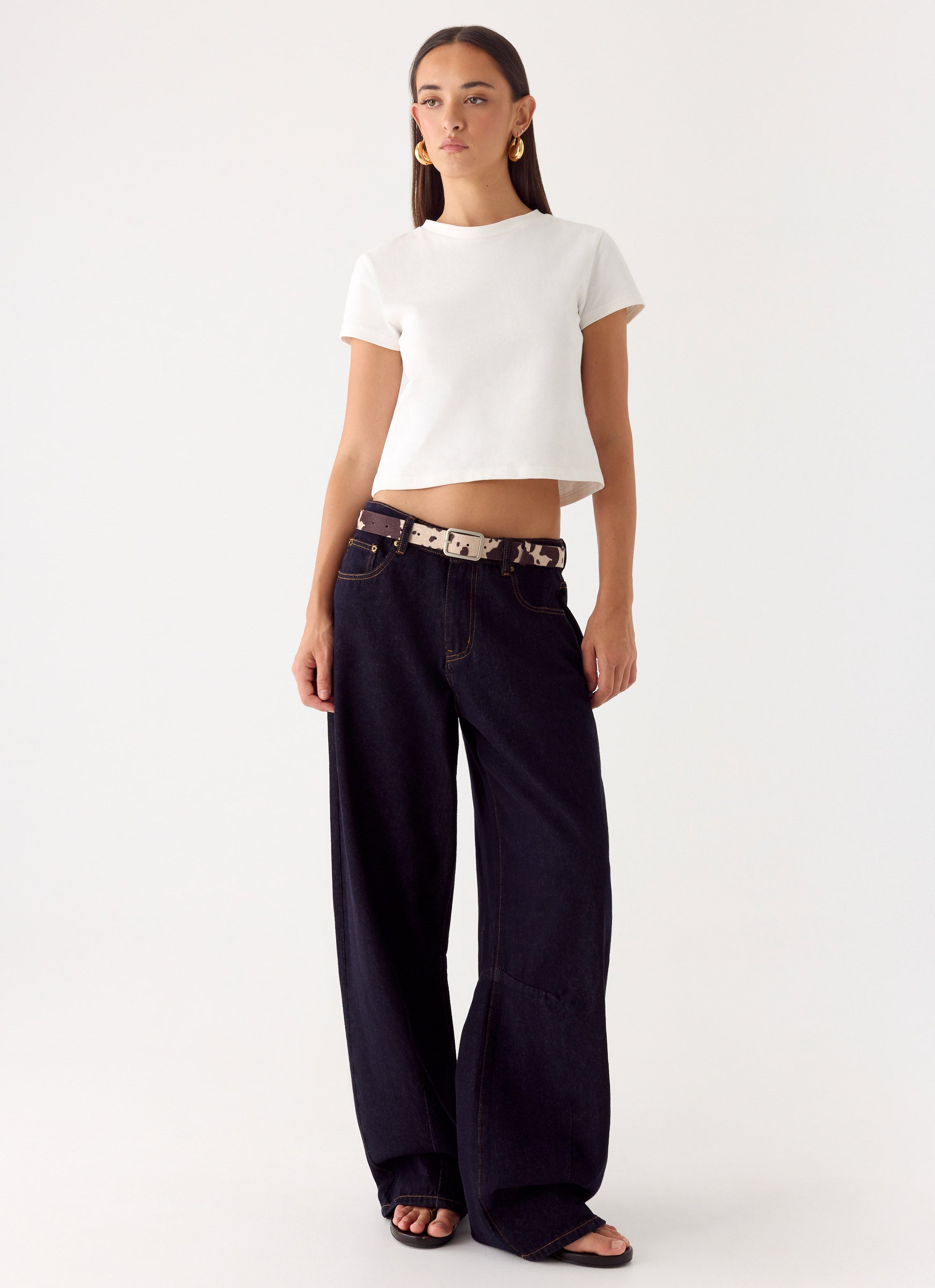 Mercury Kiss Belt - Brown Cow