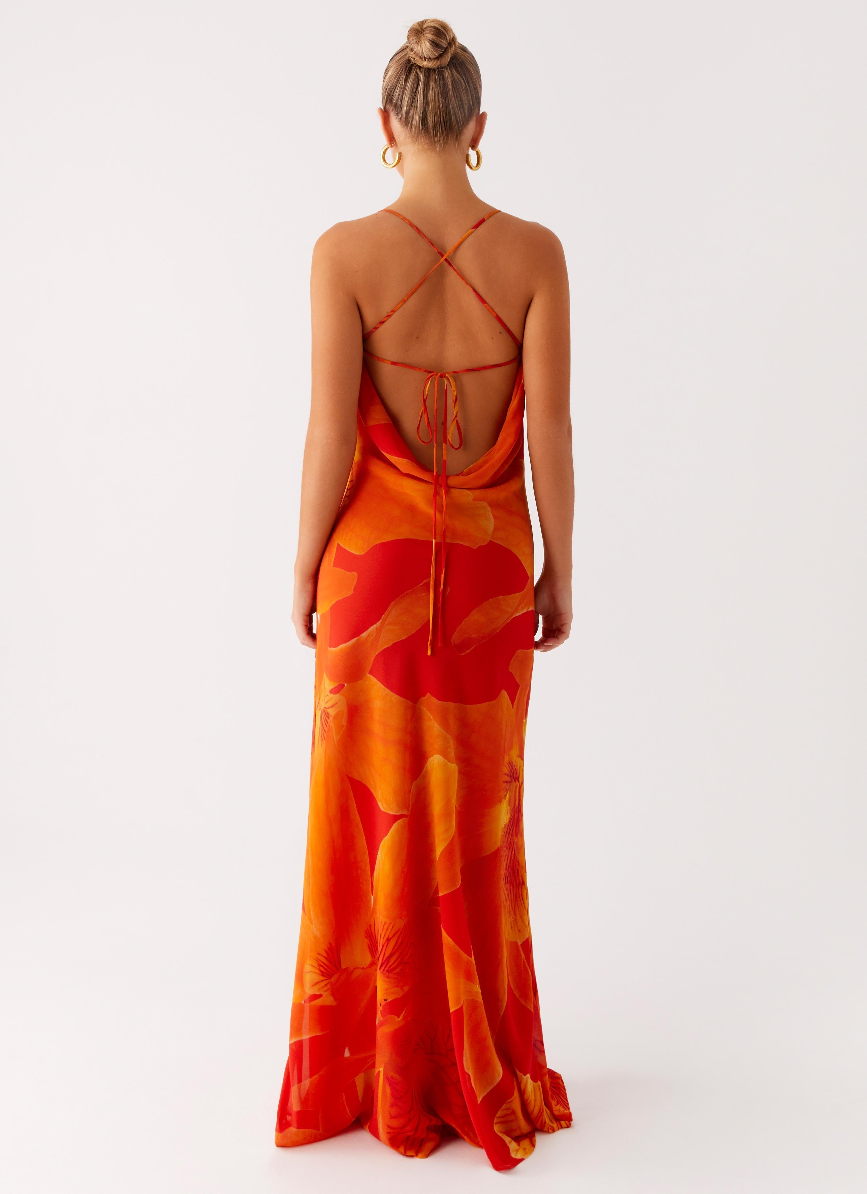 Midafternoon Maxi Dress - Serene Orange