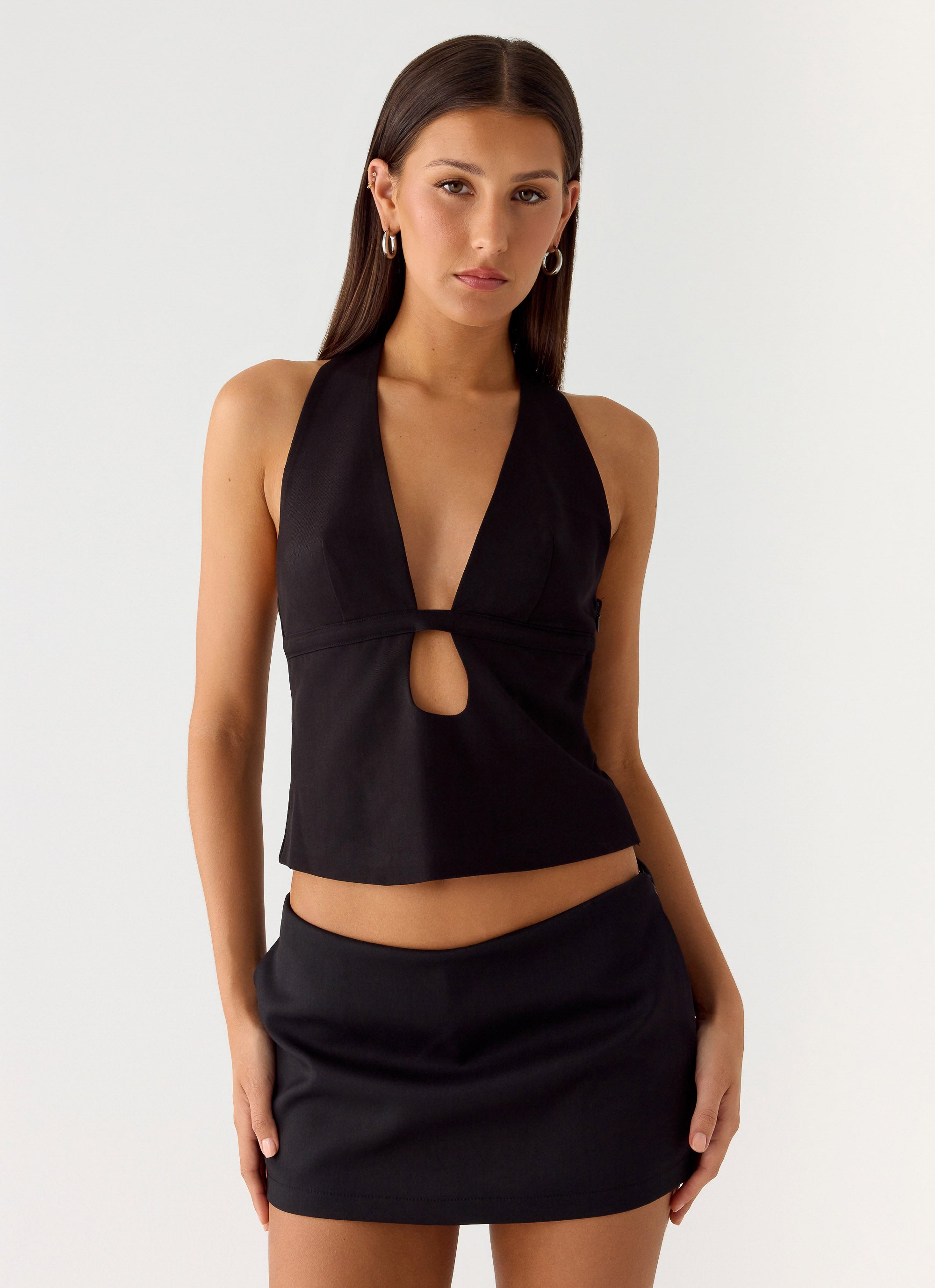 Mirna Micro Skort - Black