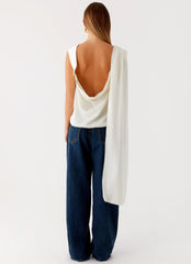 Mojito Cowl Top - Ivory