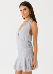 Mura Mini Dress - Misty Blue