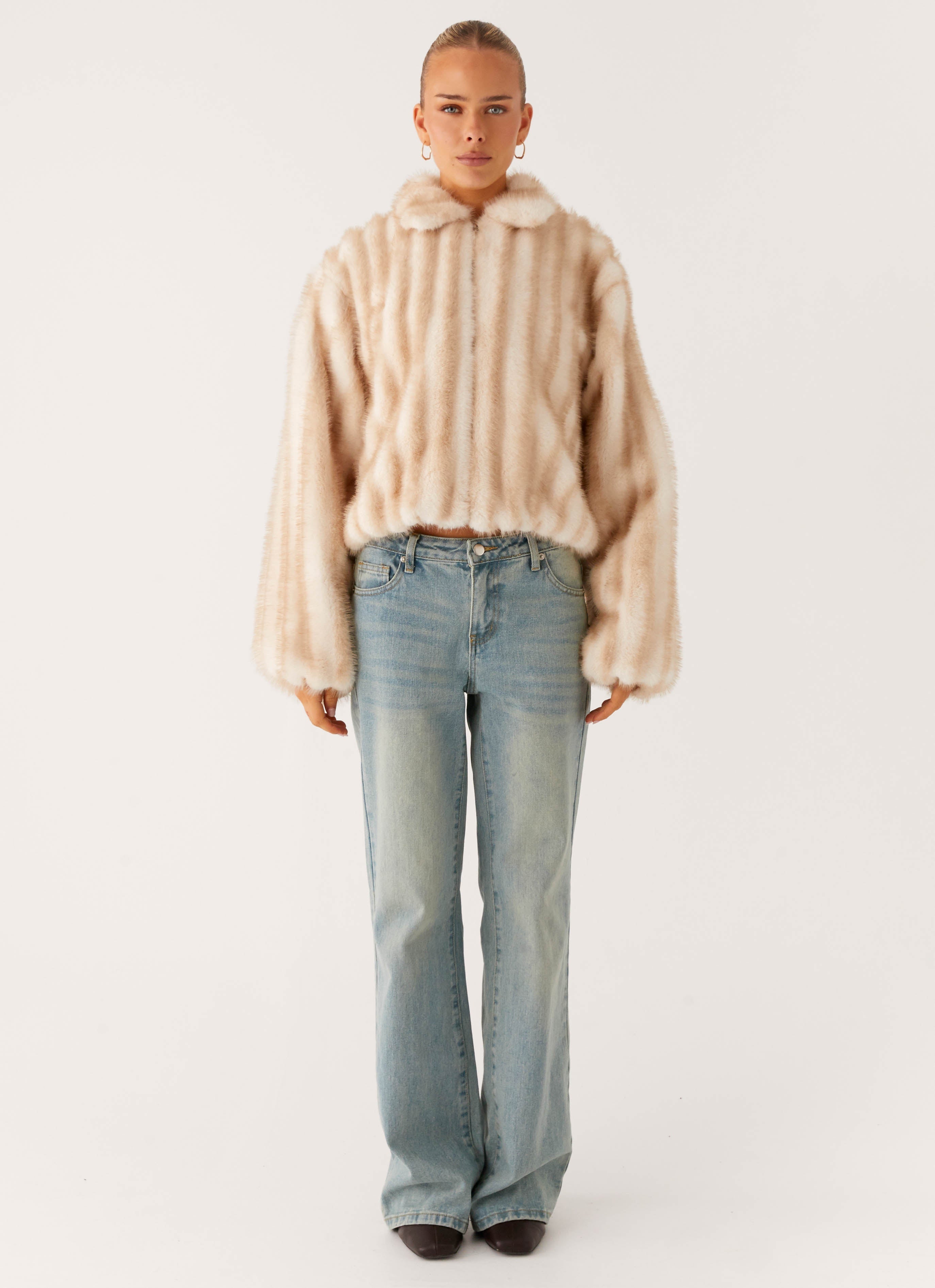 Naylor Faux Fur Jacket - Blonde