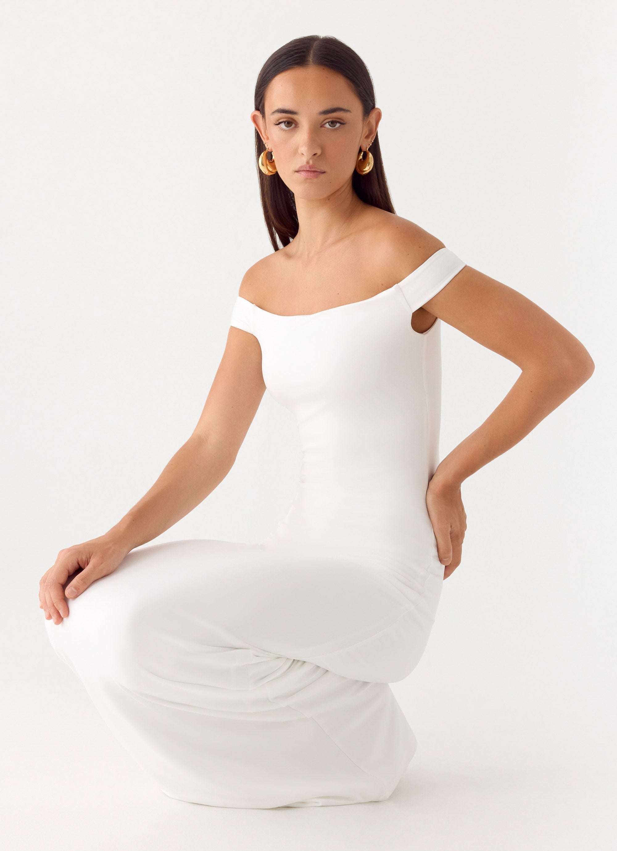 New Intentions Maxi Dress - White