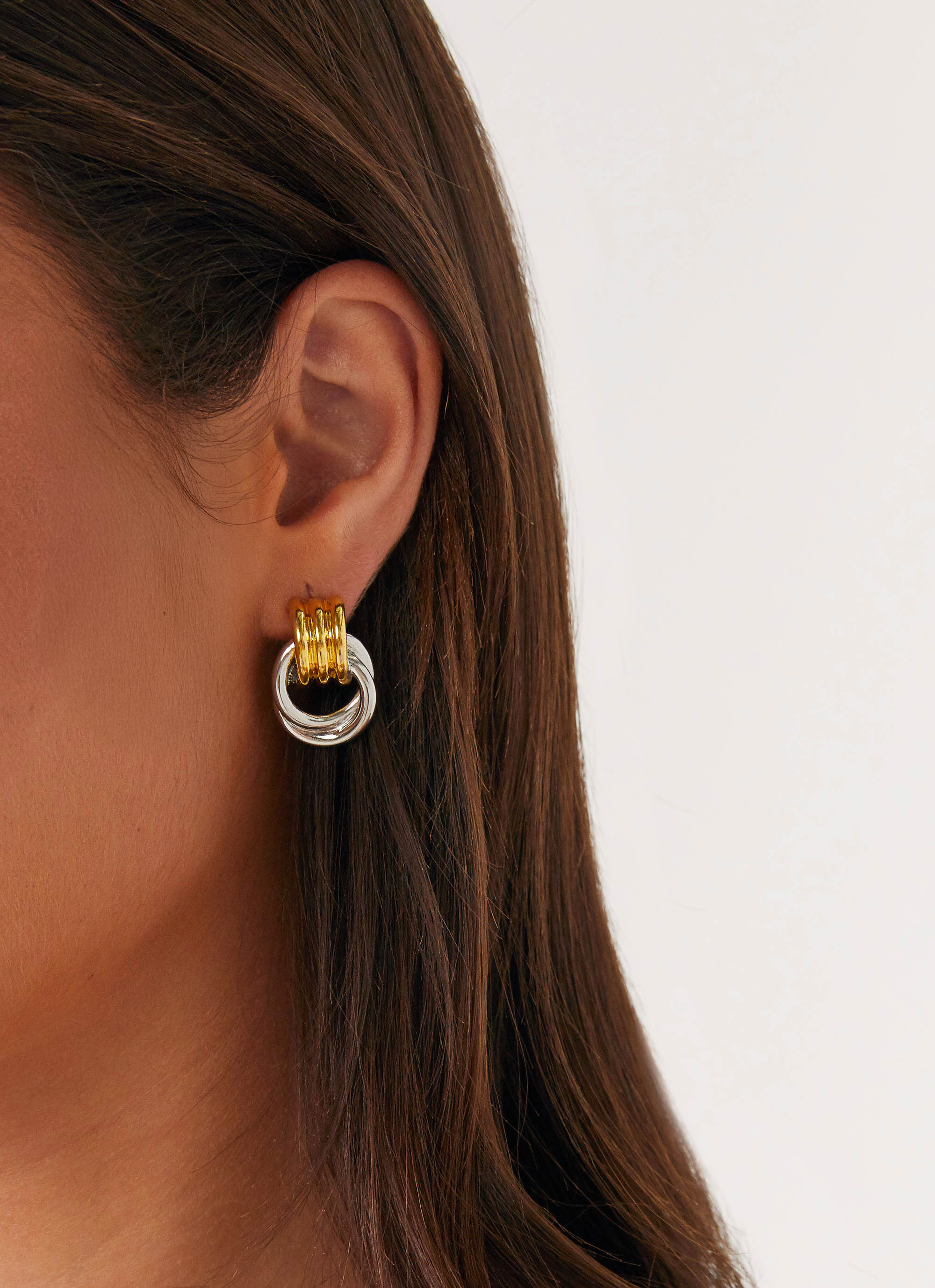 Nicolina Earrings - Gold/Silver