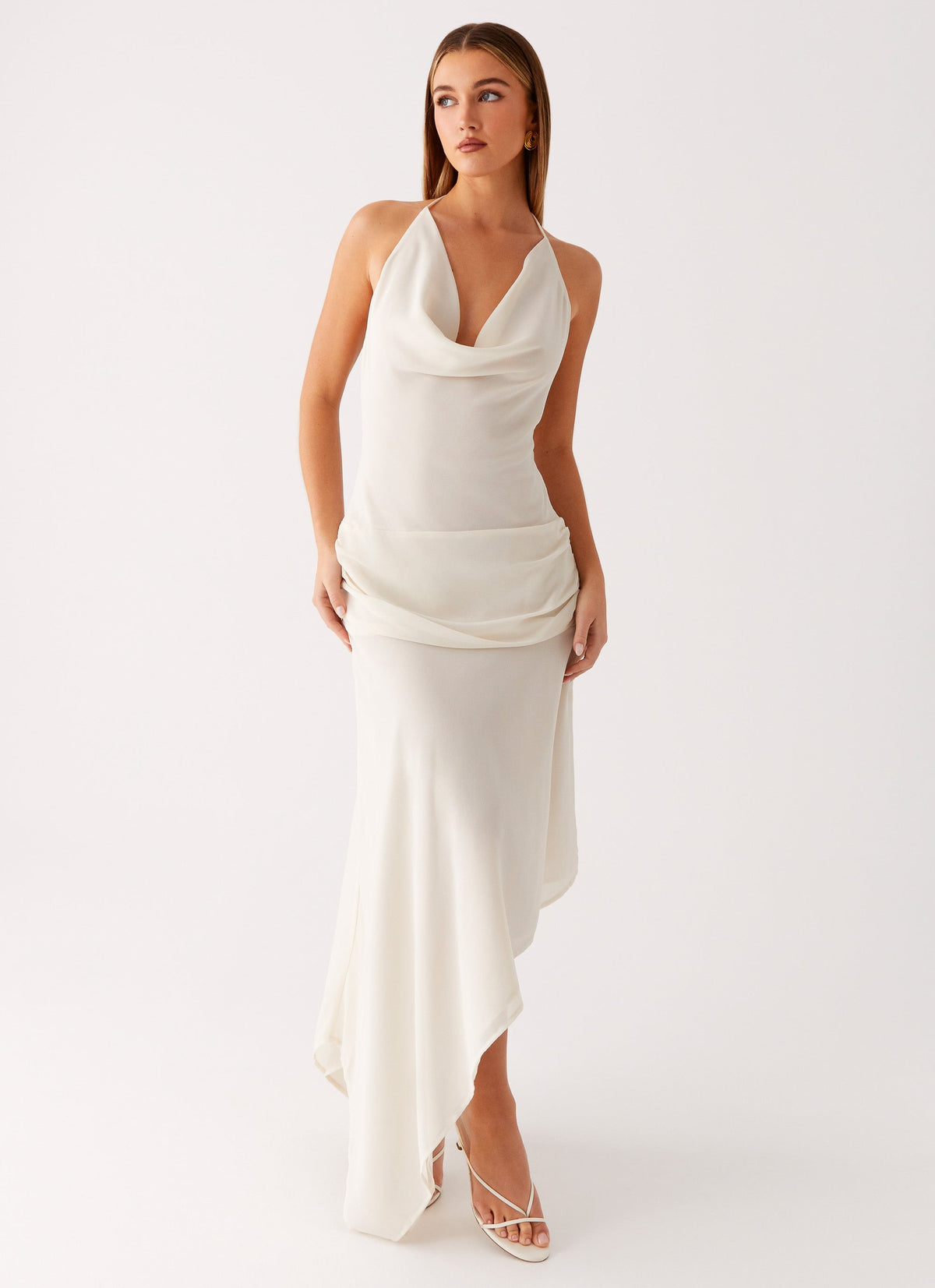 Nyra Midi Dress - Cream