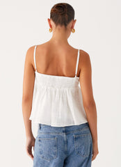Obliviate Cami Top - White