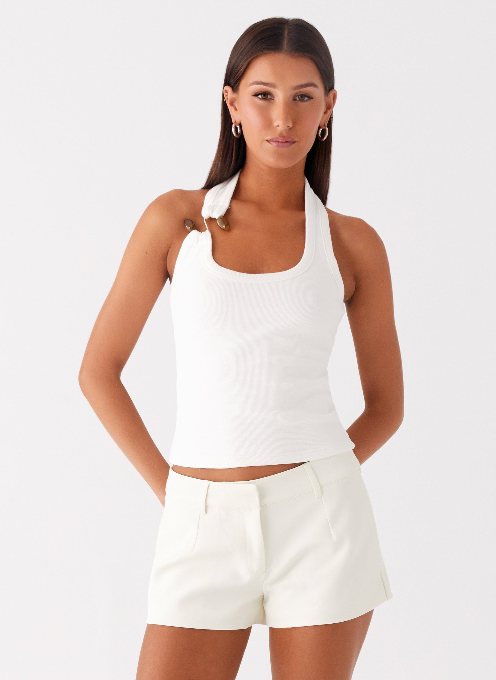 Oslo Mini Shorts - Ivory