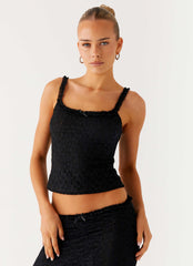 Ophira Cami Top - Black
