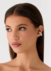 Pearl Drop Ear Cuff - Pearl