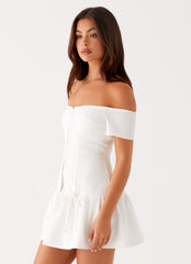 Penny Mini Dress - White