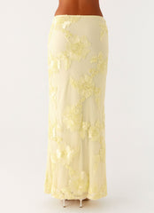 Radiate Maxi Skirt - Yellow