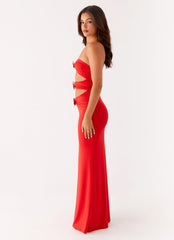 Raye Maxi Dress - Tangerine