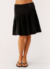 Rayna Midi Skirt - Black