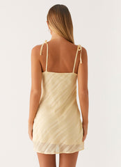 Remy Mini Dress - Yellow
