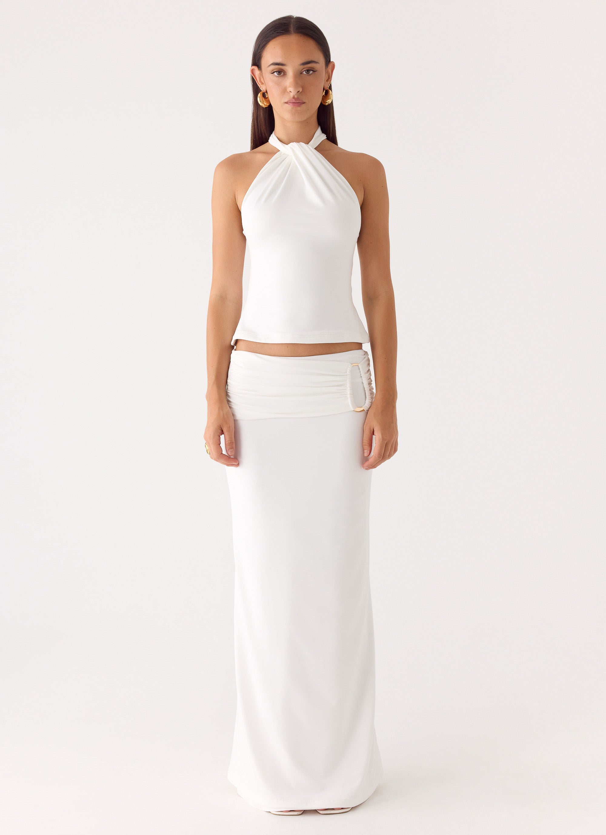 Rosanna Maxi Skirt - White