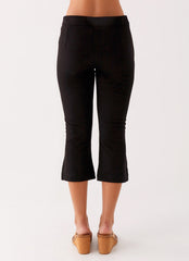 Rue Capri Pants - Black