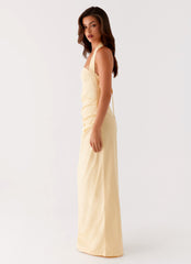 Rumour Has it Maxi Dress - Yellow