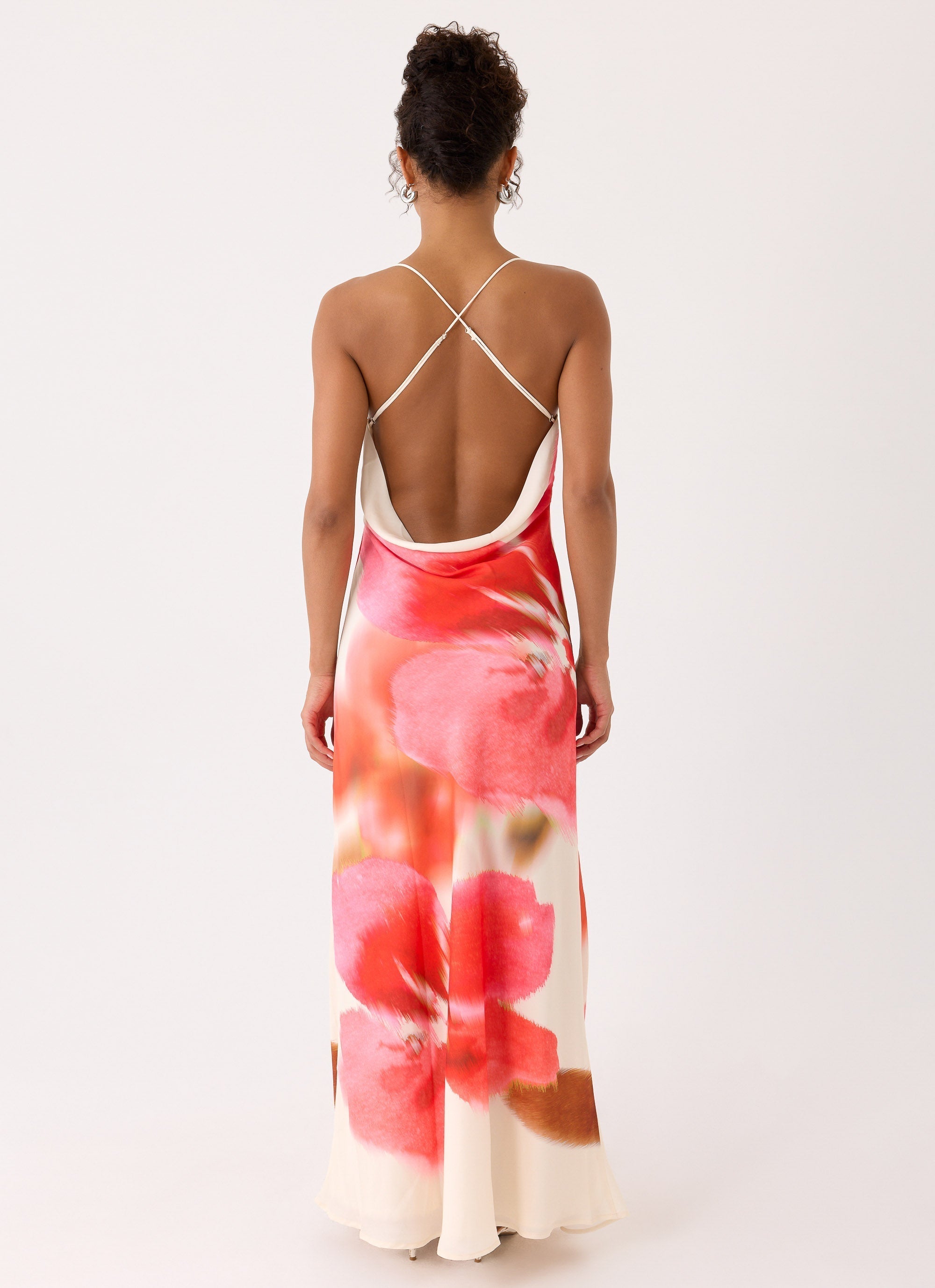 Samya Cowl Maxi Dress - Porcelain Rose