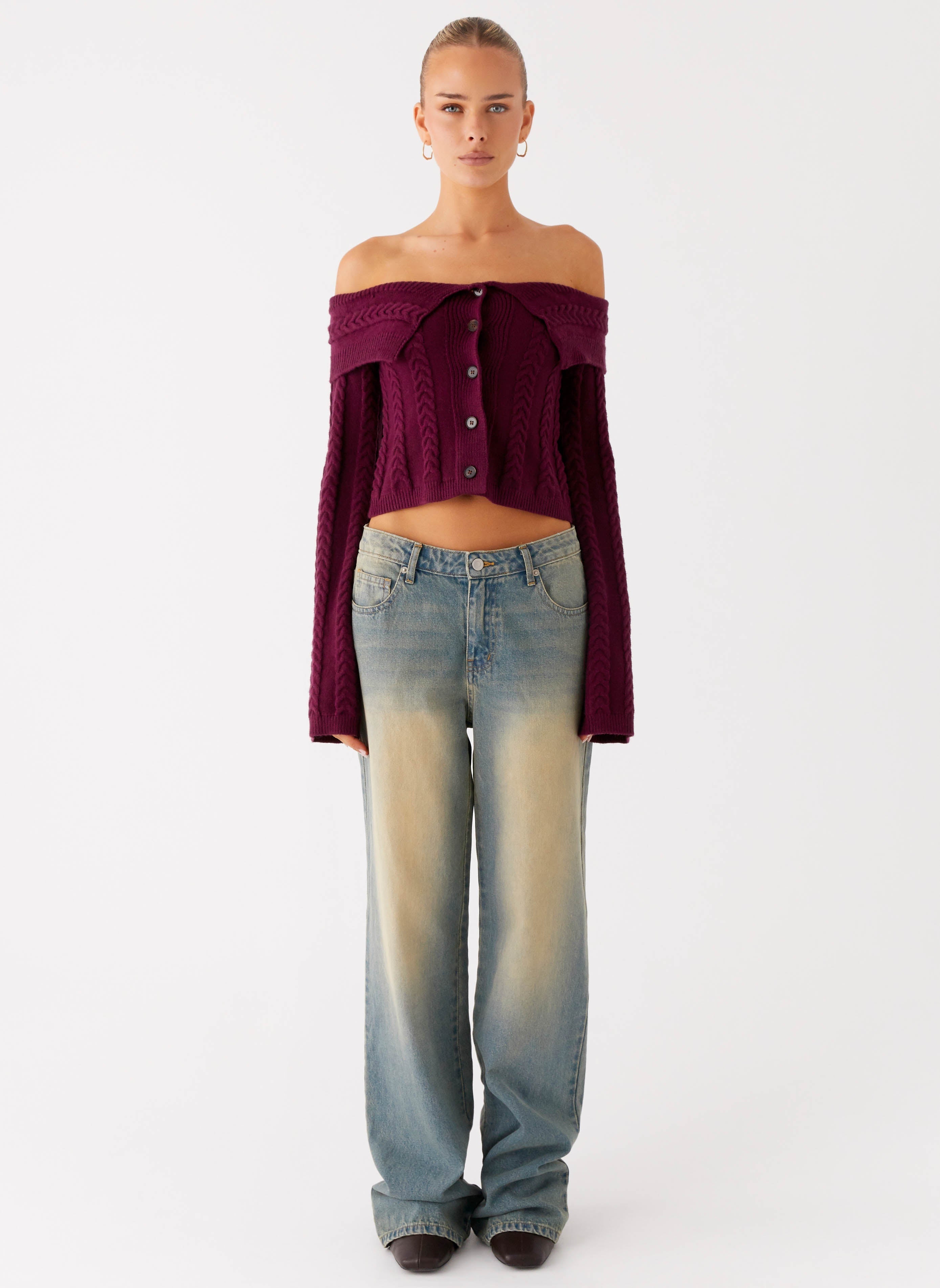 San Diego Straight Leg Denim Jeans - Blue Wash