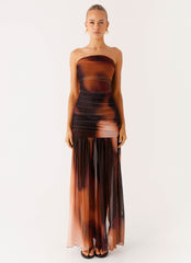 Savaya Maxi Dress - Black Gradient