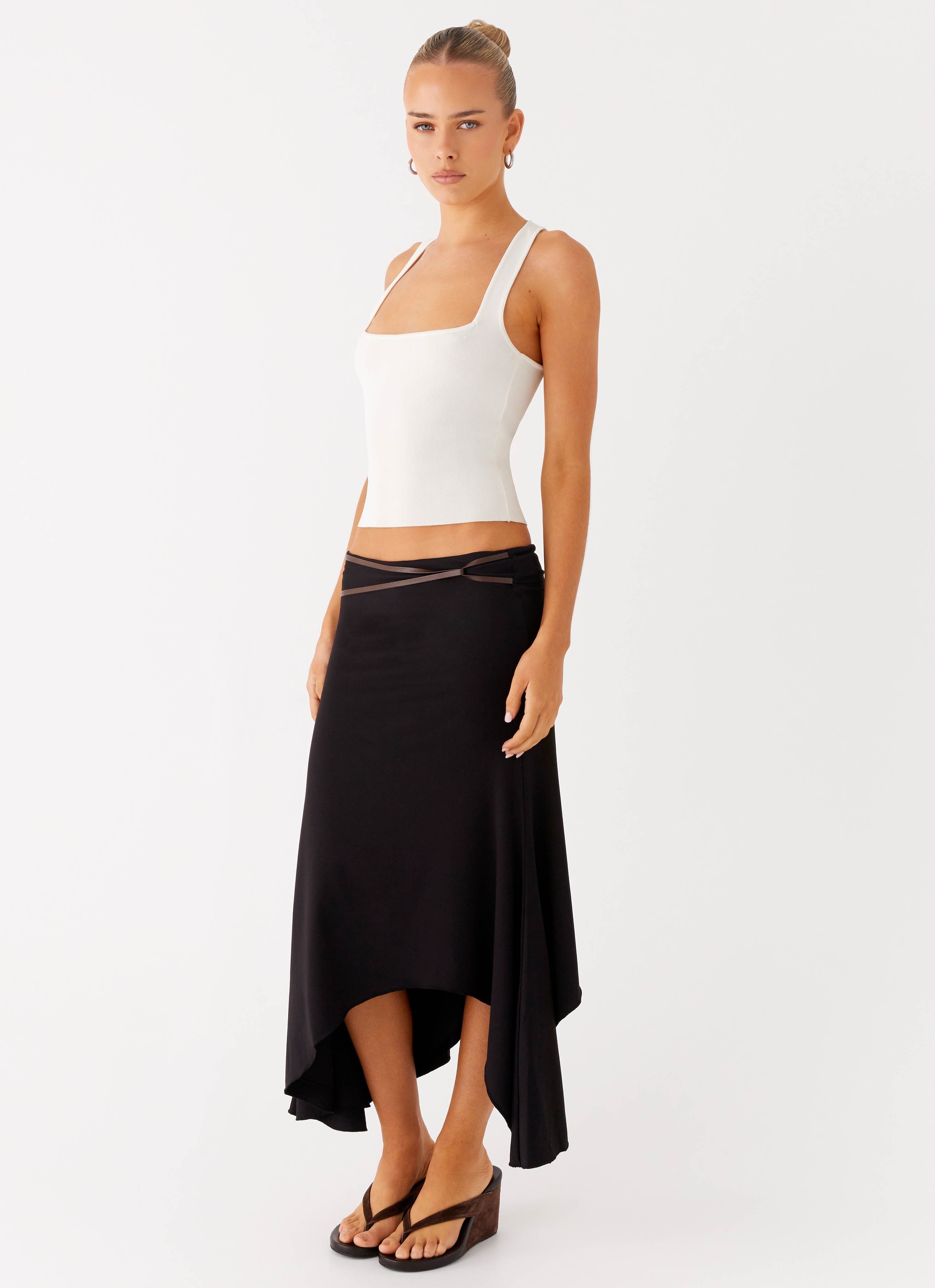 Seattle Midi Skirt - Black