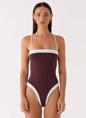 Shevie One Piece Swimsuit - Chocolate