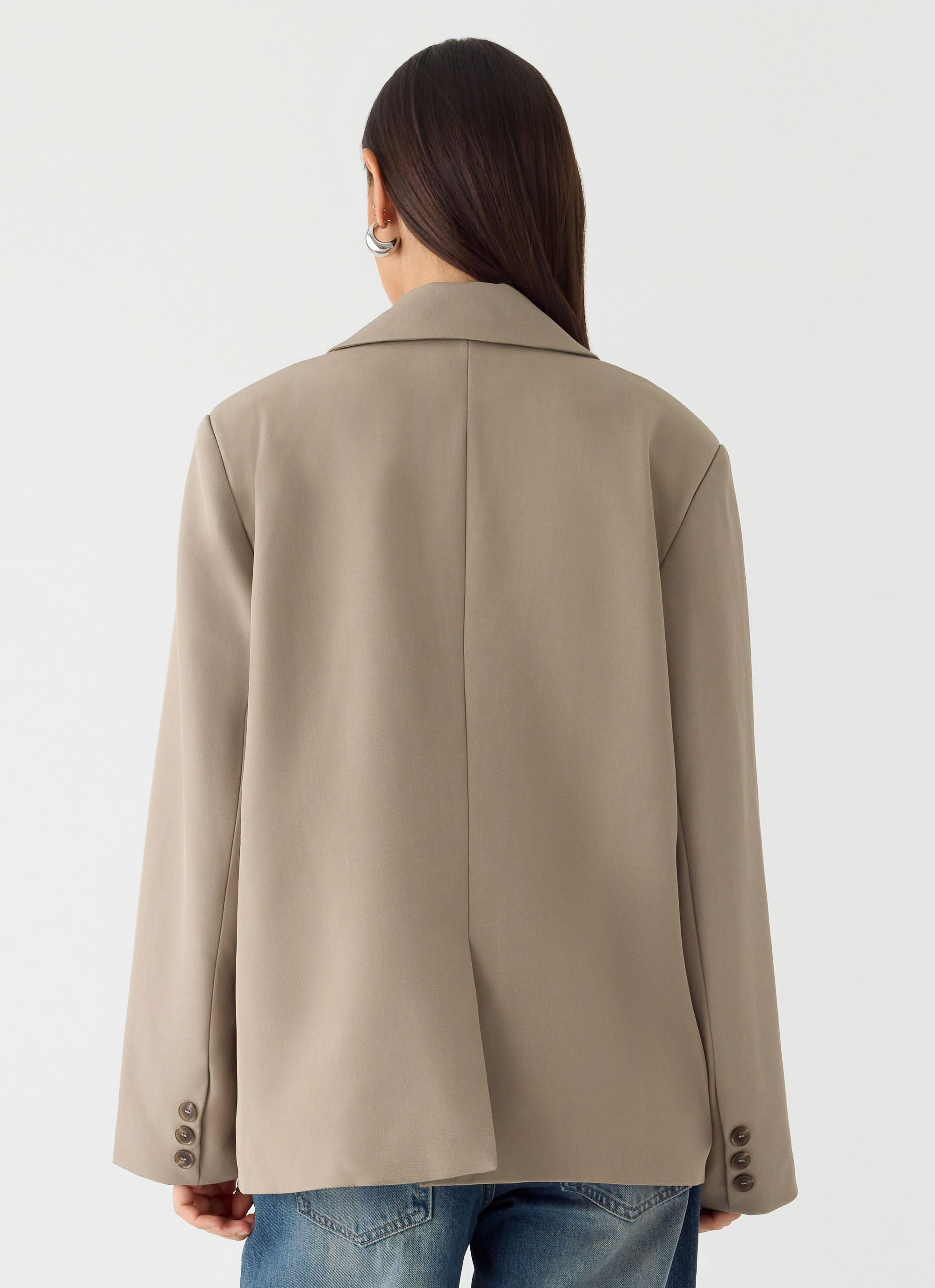 Sibel Blazer - Warm Grey