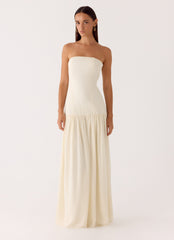 Slowing Tide Maxi Dress - Ivory