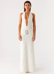 Smoke Ivy Maxi Dress - White