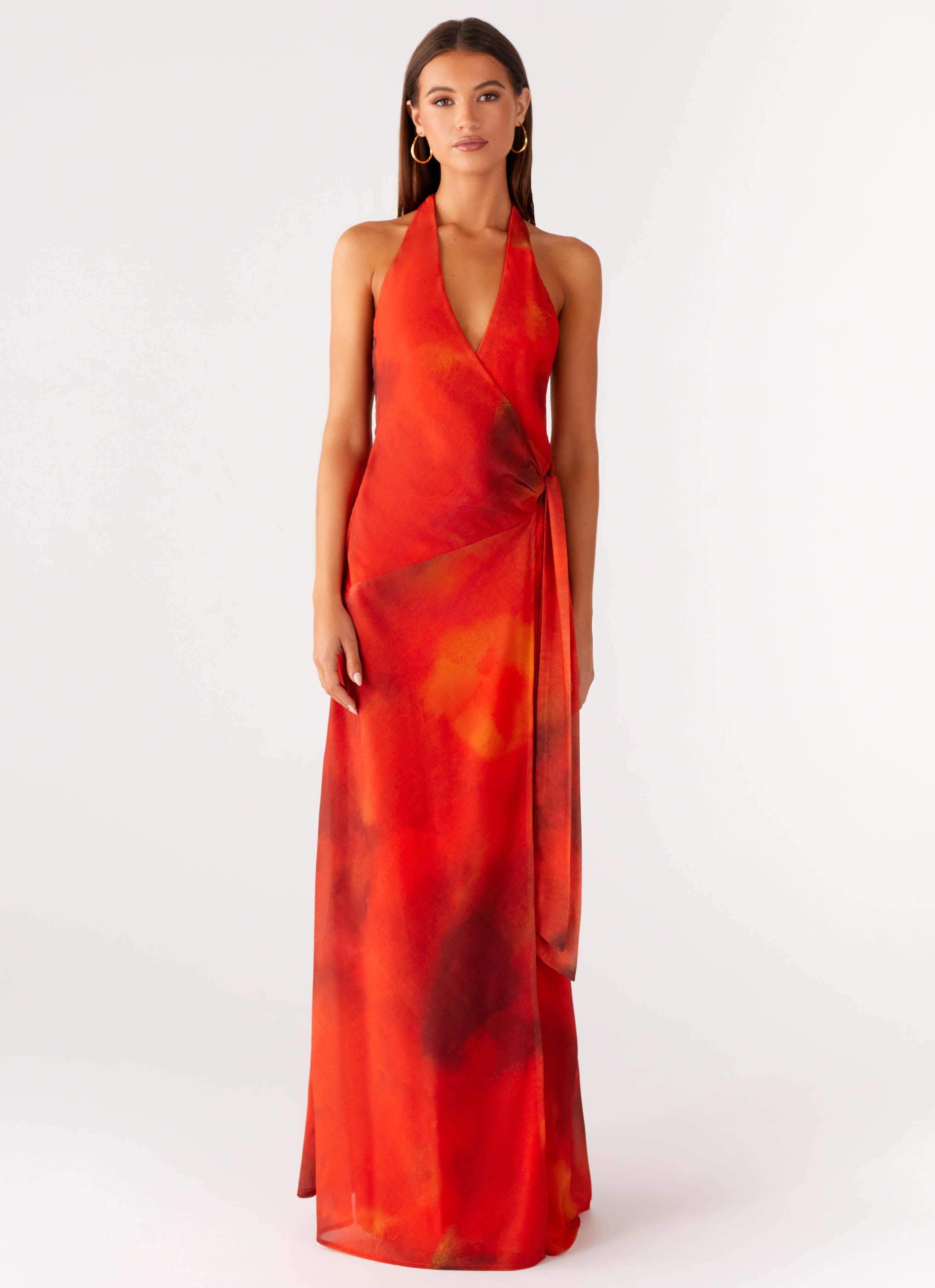 So Chic Maxi Dress - Scarlet Blur