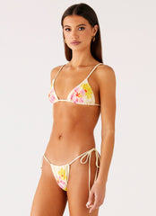 Soffa Bikini Top - Yellow Flower