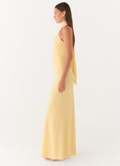 Songbird Maxi Dress - Yellow